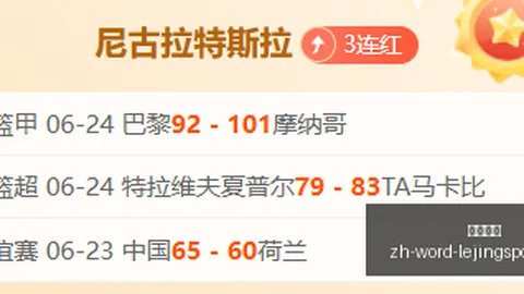 免费赛事推荐火热，乐竞体育平台，进行中，比分及胜负分析全解析